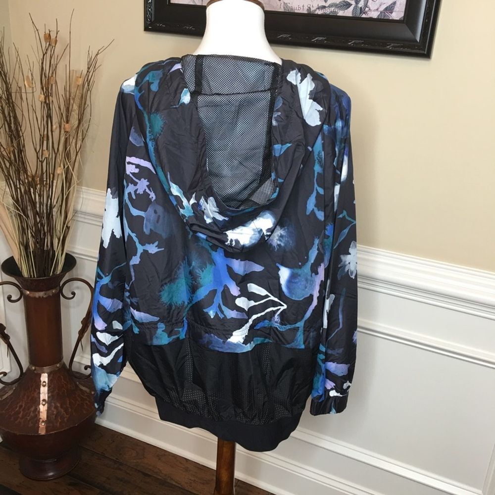 Ivy Park Floral Windbreaker Sz M - Picture 5 of 7